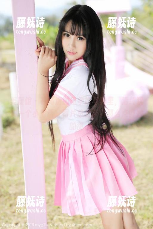 美媛馆 - 在高清的田孝媛写真里，清纯犹如一个小童话，图片总是带着那么点微妙的甜