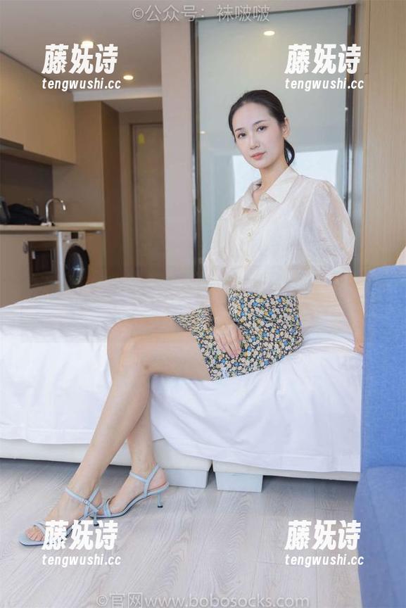 袜啵啵-瑶瑶 袜啵啵 - 形象大使瑶瑶的空军一号板鞋全套,小心美得你不好意思直视!
