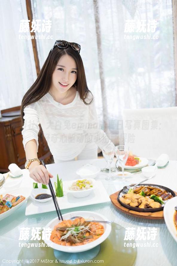 魅妍社-大白兔emma 魅妍社 - 大白兔emma的夏日写真图集:好奇心驱动的小清新探险