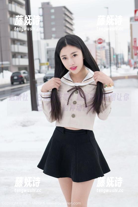 魅妍社 - 白沫又来啦！最新制服原图让你想“哇”的冲动满满～